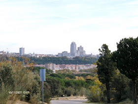 Vista de Madrid desde el cerro de El Telesférico