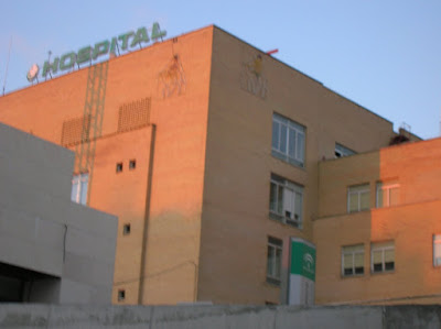 Hospital Comarcal Valle de Los Pedroches. En obras, navidad 2007. Foto Pozoblanco News